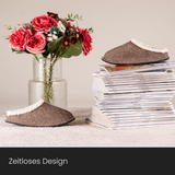 Filzpantoffeln mit Bio-Baumwoll Plüsch