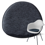 Sitzkissen Filz Oval 40 x 37cm