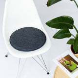 Sitzkissen Filz Rund | upcycling rPET | Rutschfest | 4er Set
