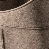 Holzkorb für Kaminholz Filz | 70 Liter | Anthrazit