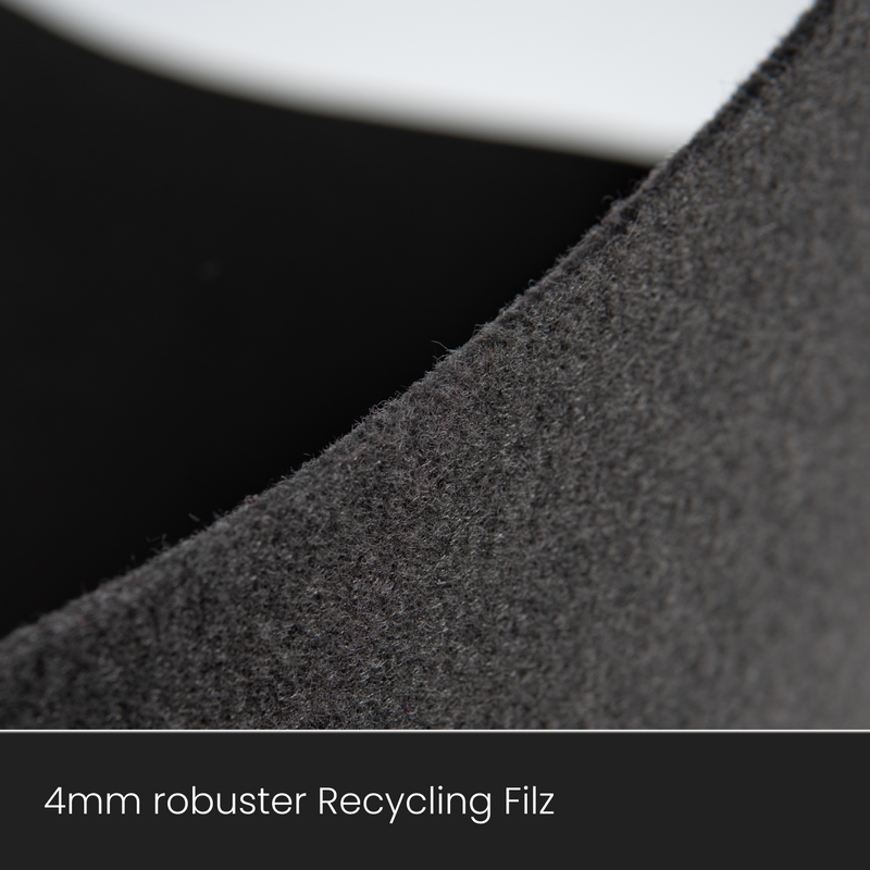Kaminholzkorb Filz | 60 Liter | Anthrazit