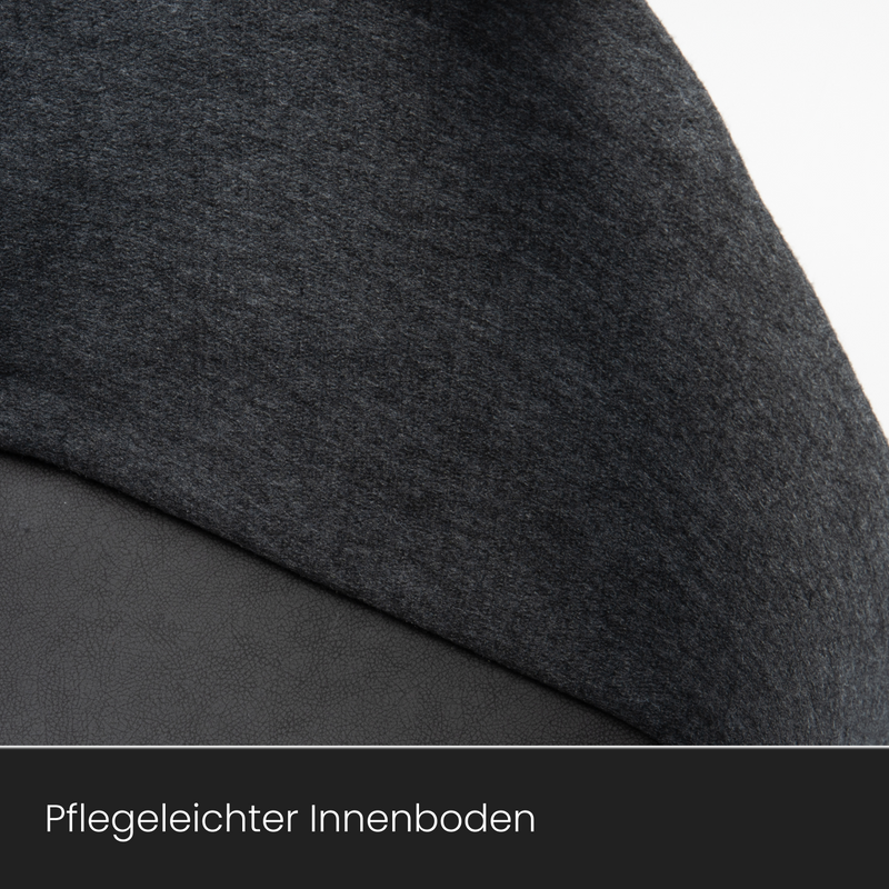 Kaminholzkorb Filz | 60 Liter | Anthrazit