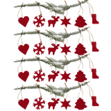 Christbaumschmuck 24-teilig Rot