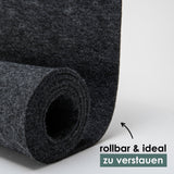 Schreibtischunterlage Filz | 60x40cm | upcycling rPET | Anthrazit