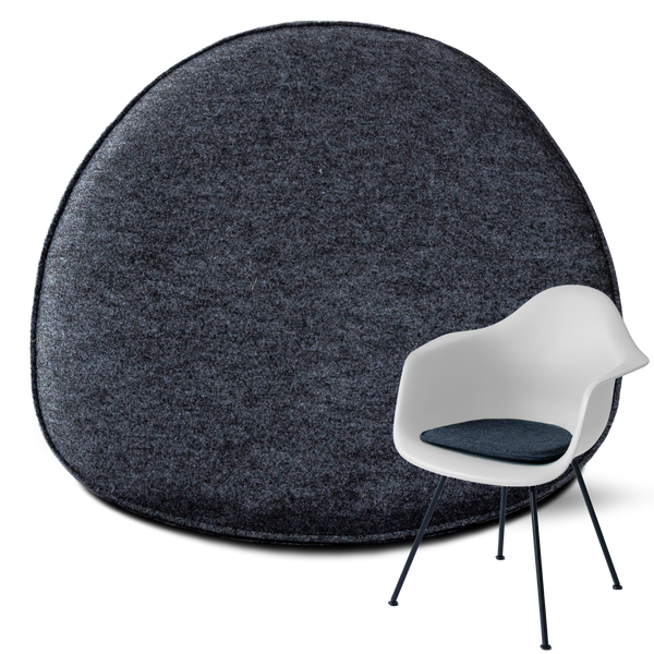 Sitzkissen Filz Oval 40 x 36cm