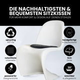Sitzkissen Filz Oval | upcycling rPET | Rutschfest | 4er Set