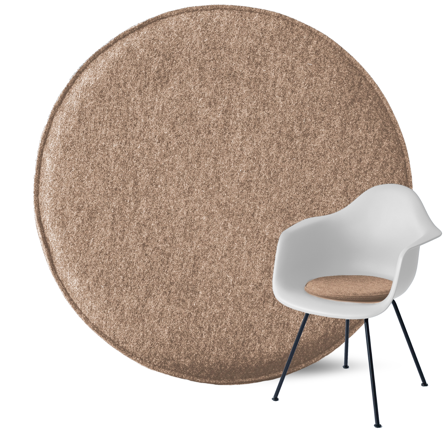 Sitzkissen Filz Rund Ø 38cm