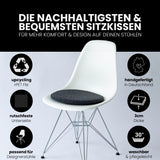 Sitzkissen Filz Rund | upcycling rPET | Rutschfest | 4er Set