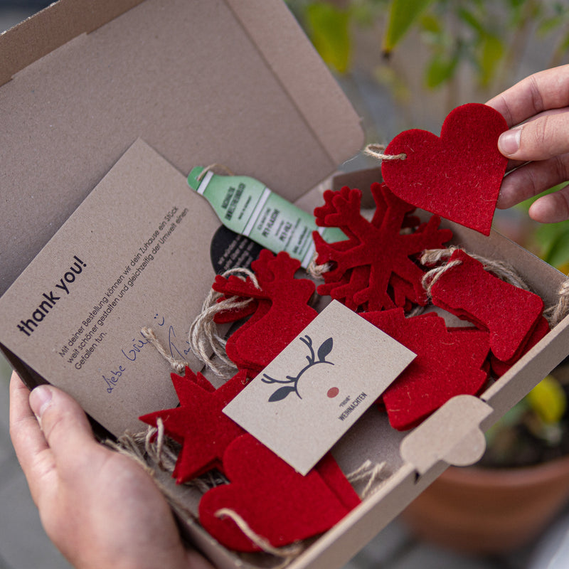 Christbaumschmuck 24-teilig Rot