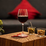 Weihnachtsuntersetzer 8er-Set Elch Rot